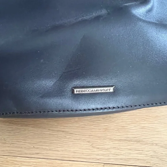 Rebecca Minkoff Black Suede and Leather Crossbody Bag - Picture 7 of 16